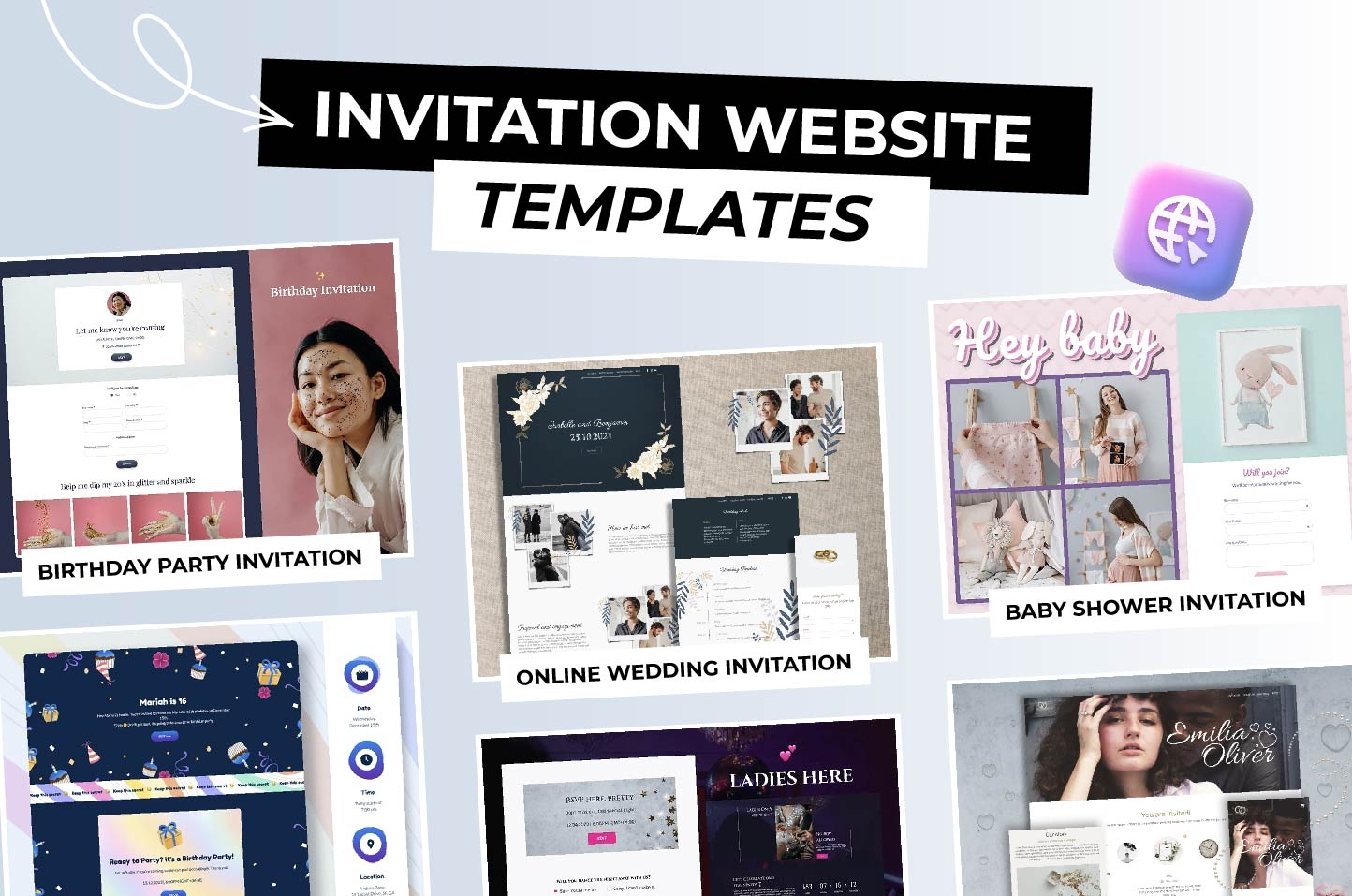 12 Invitation Website Templates To Choose From Renderforest