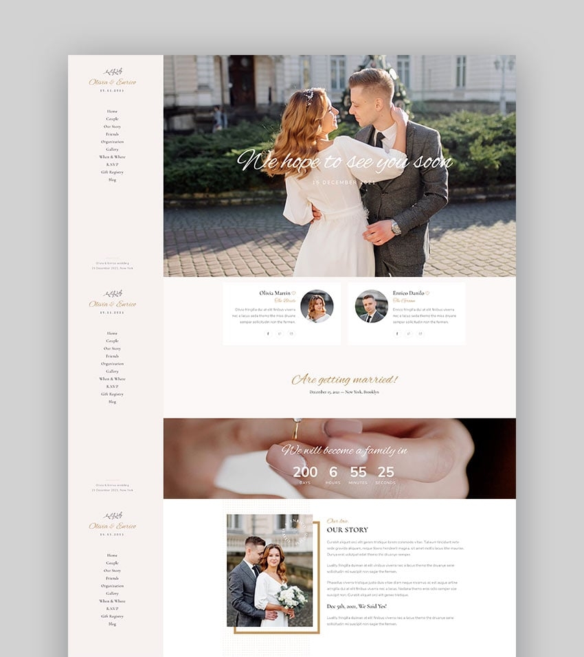 15 Best HTML Wedding Website Templates For 2025