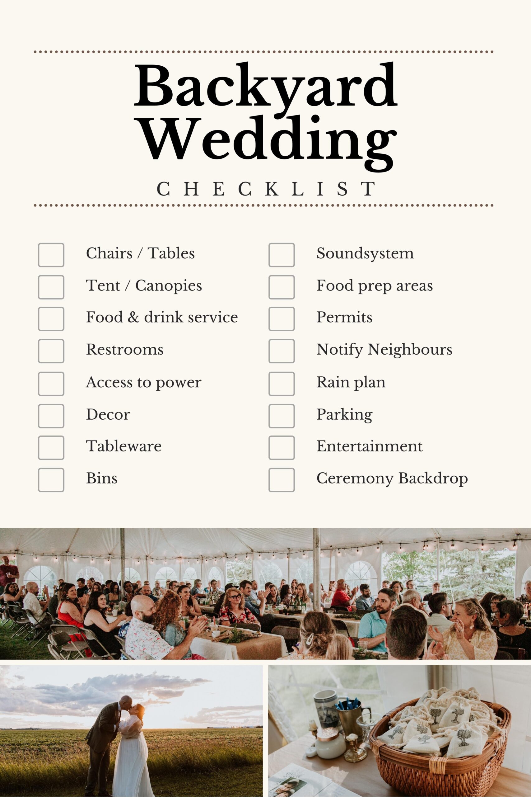 15 Simple Ideas For Your Intimate Backyard Wedding Artofit