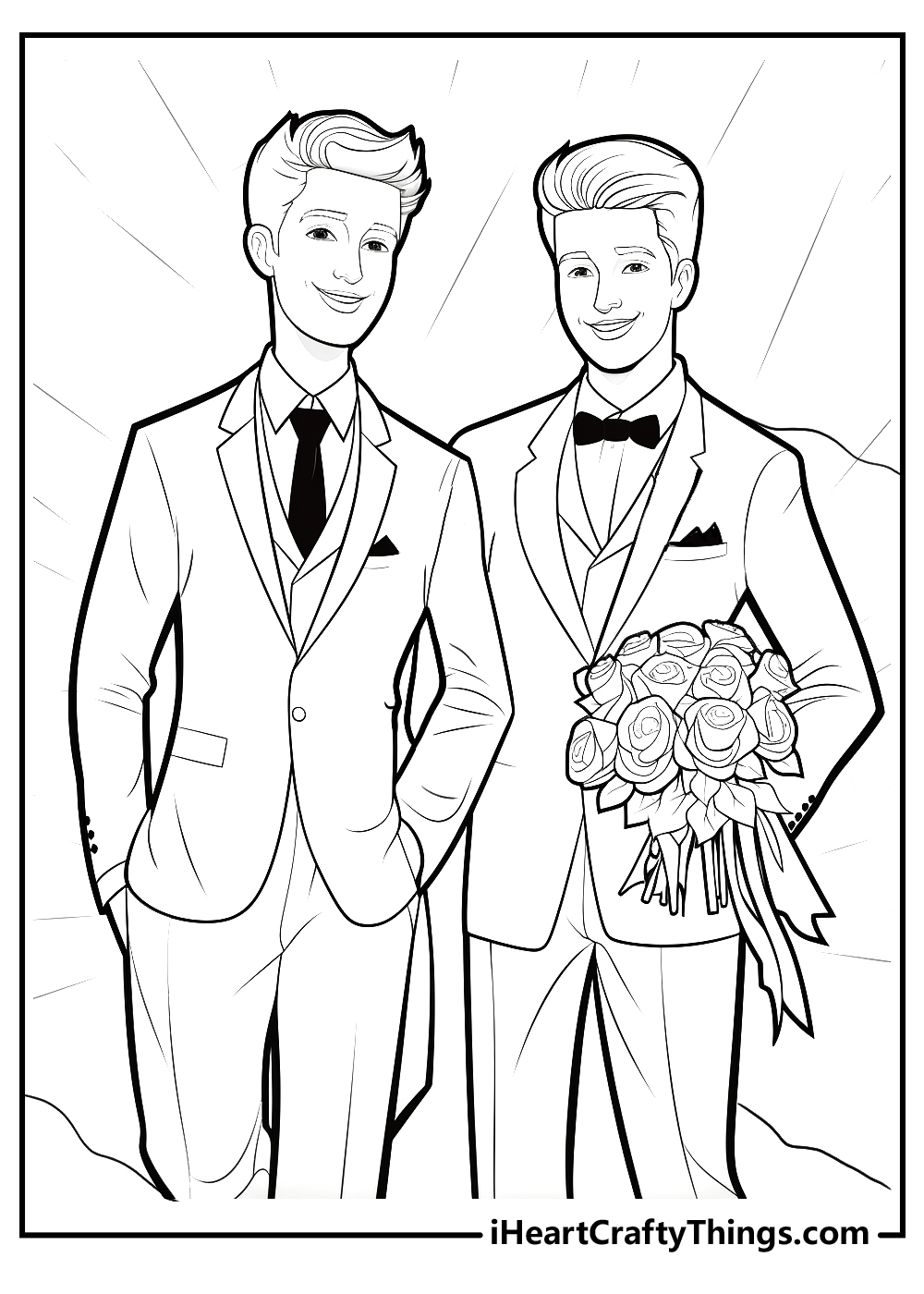 15 Wedding Coloring Pages 100 Free PDF Printables 