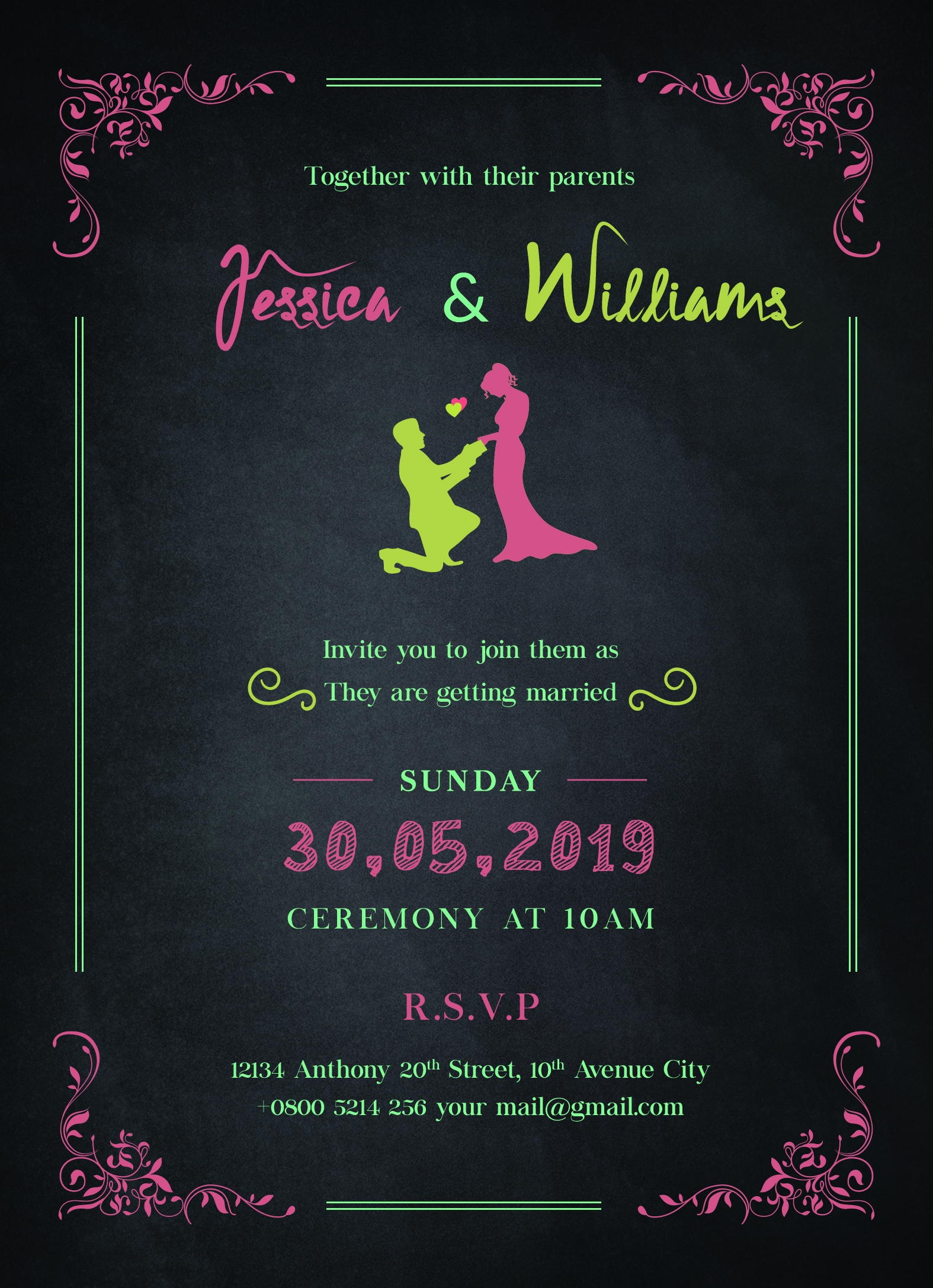 16 Free Wedding Invitation Template Cards Printable And Editable