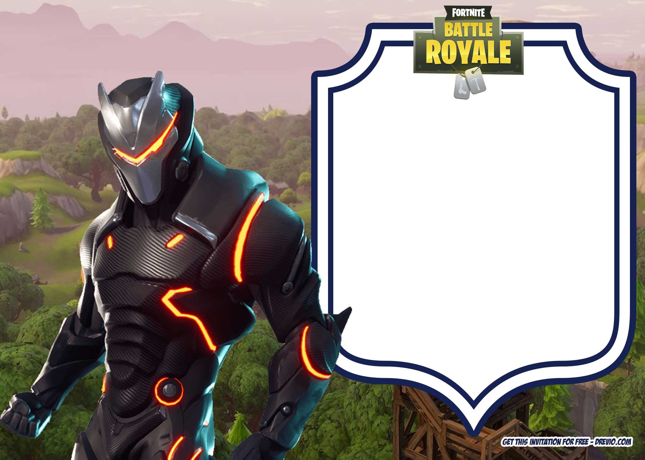 23 FREE Printable Fortnite Birthday Invitation Templates UPDATED 