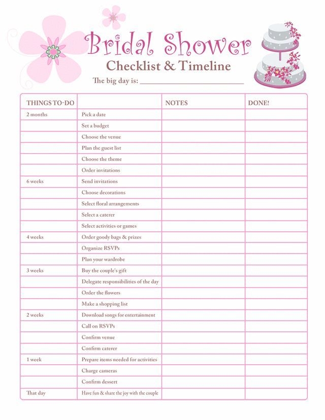 30 Day Wedding Checklist Printable Beswickdesigns