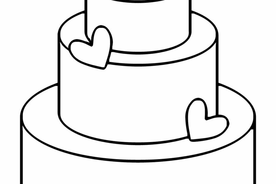 30 Wedding Cake Coloring Pages Free Printable PDF Online Coloring