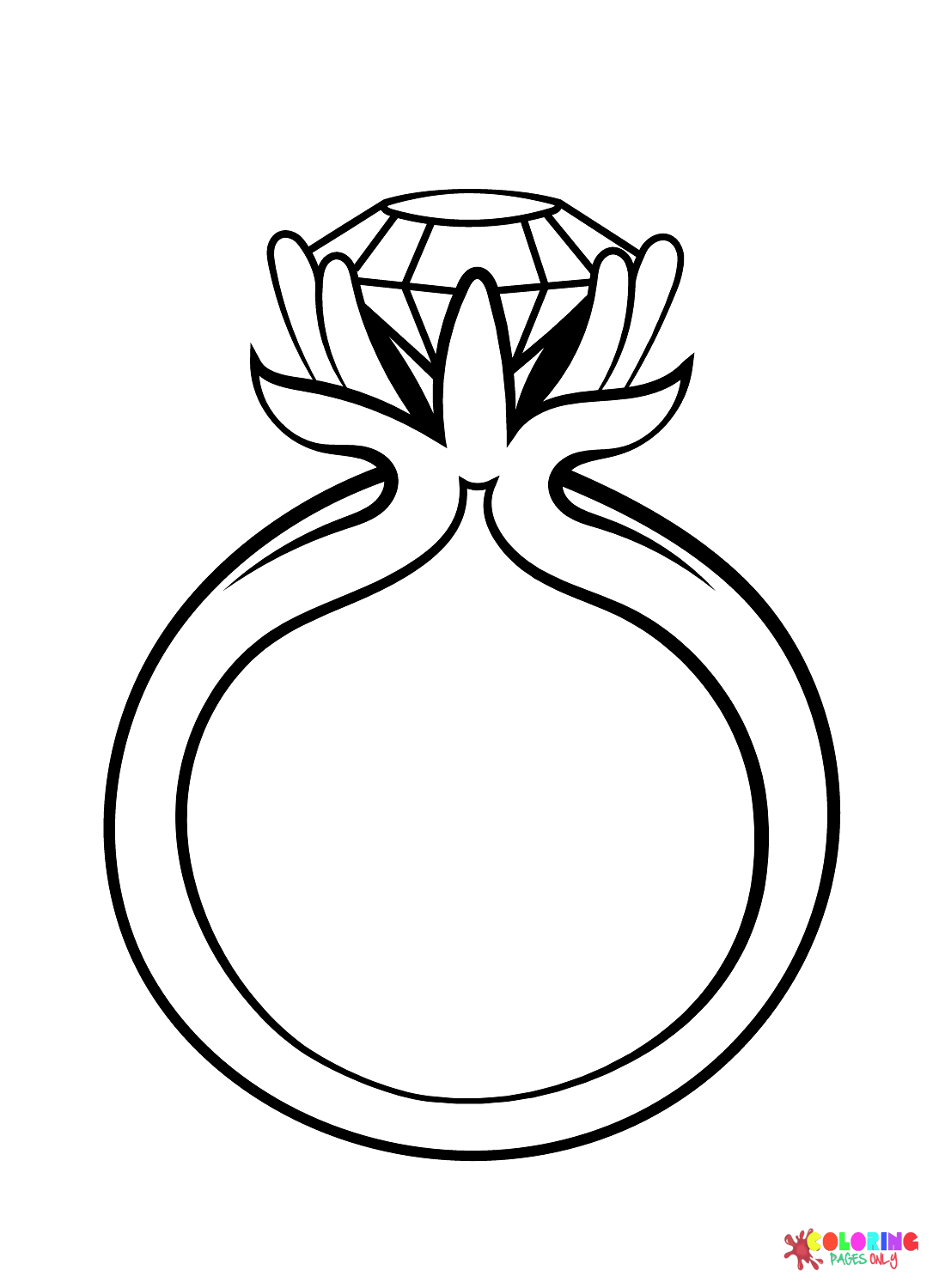30 Wedding Ring Coloring Pages Free Printable PDF Online Coloring