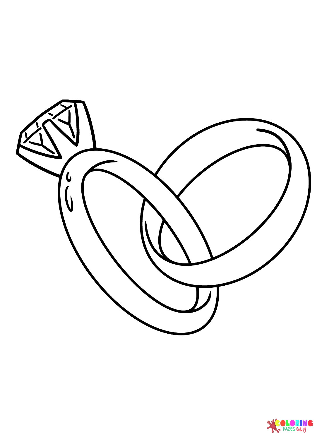 30 Wedding Ring Coloring Pages Free Printable PDF Online Coloring