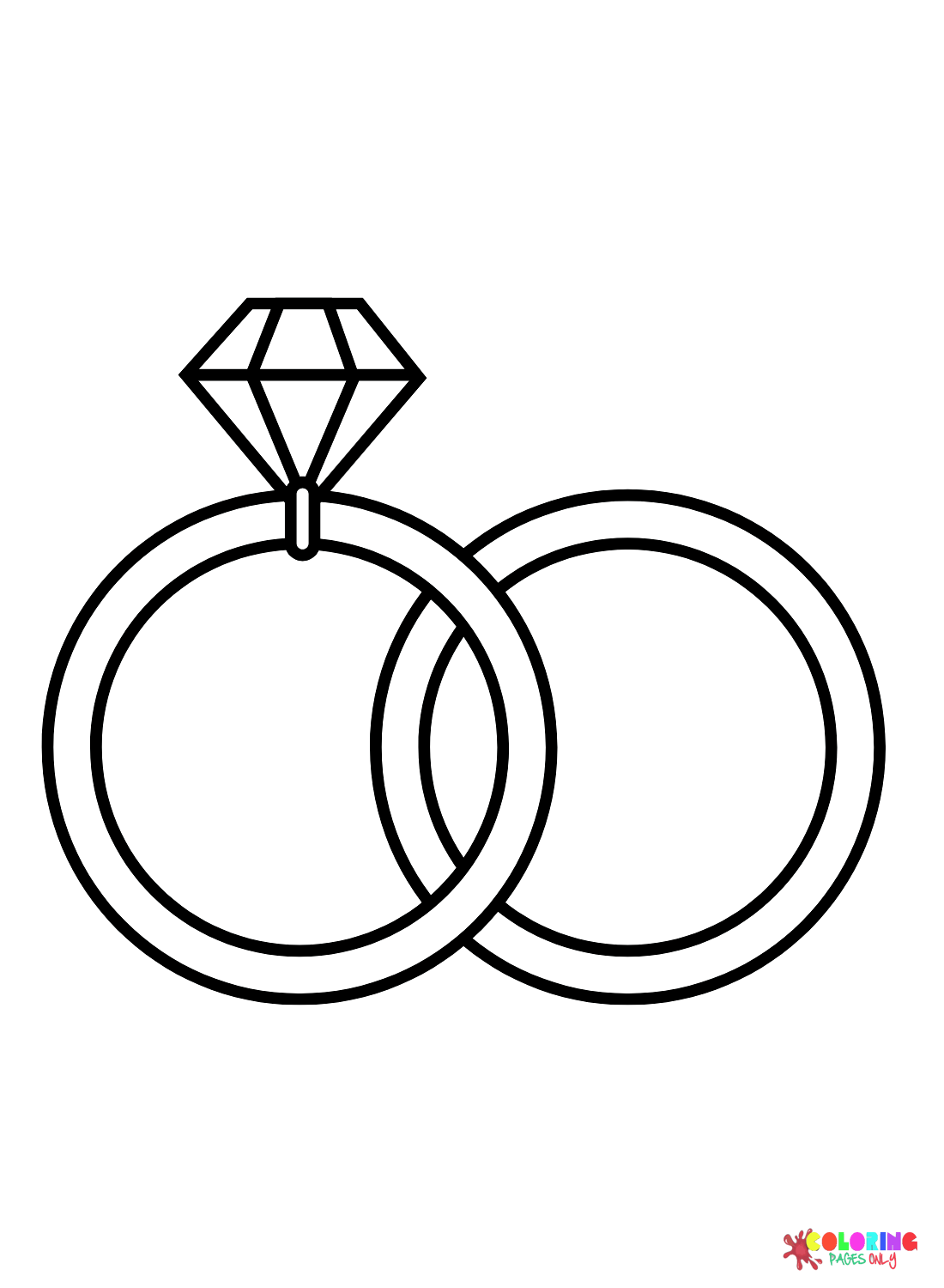 30 Wedding Ring Coloring Pages Free Printable PDF Online Coloring