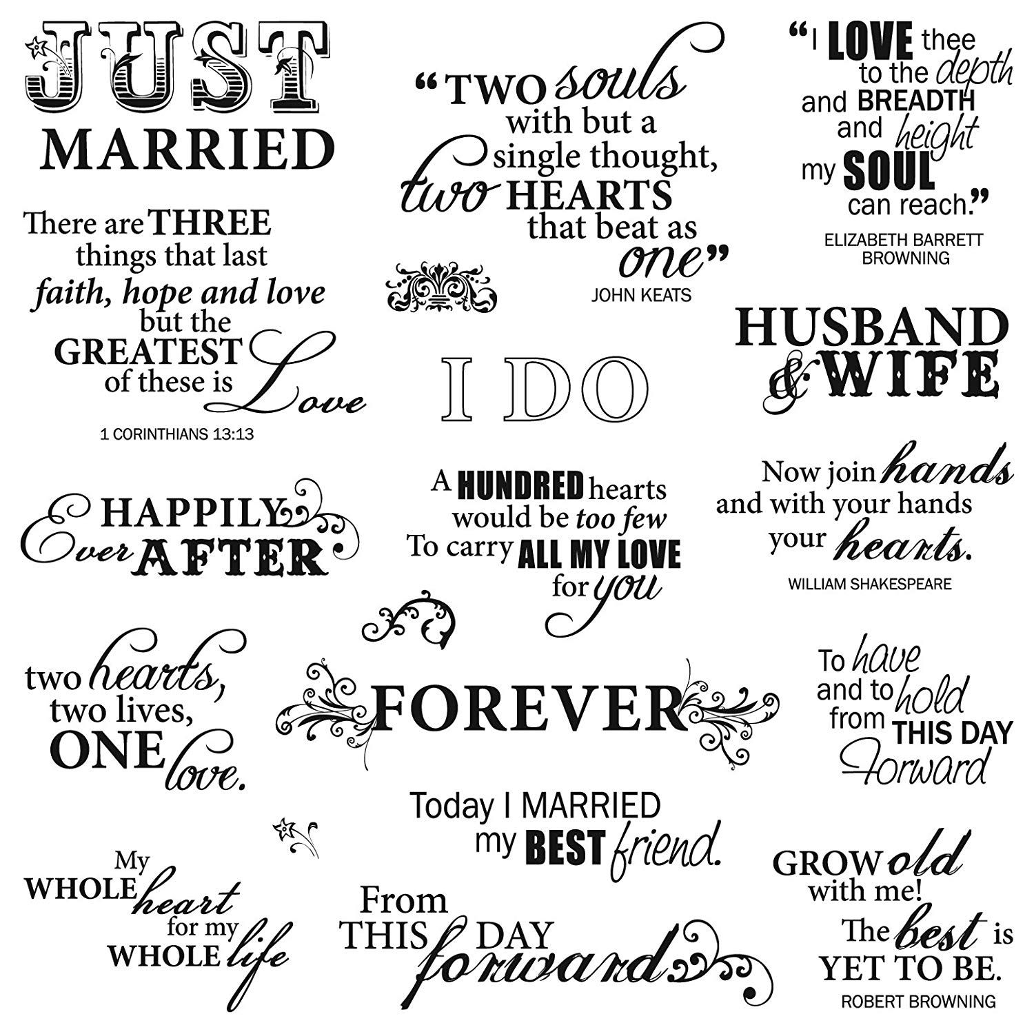 41 Beautiful Wedding Quotes Scrapbook Quotes Card Sayings Wedding 