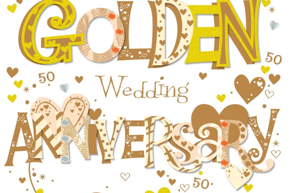 50th Wedding Anniversary Printable Card