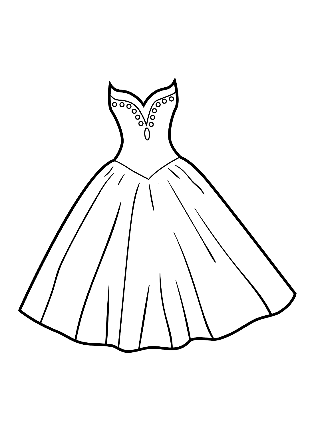 55 Wedding Dress Coloring Pages ColoringPagesOnly