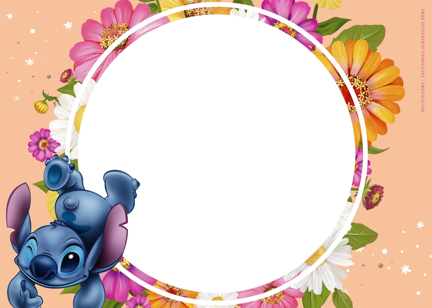 7 Lilo And Stitch Hula Summer Birthday Invitation Templates
