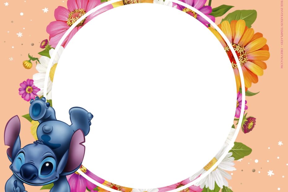 7 Lilo And Stitch Hula Summer Birthday Invitation Templates