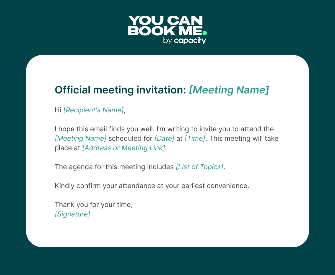 7 Meeting Invitation Email Samples That Drive Responses