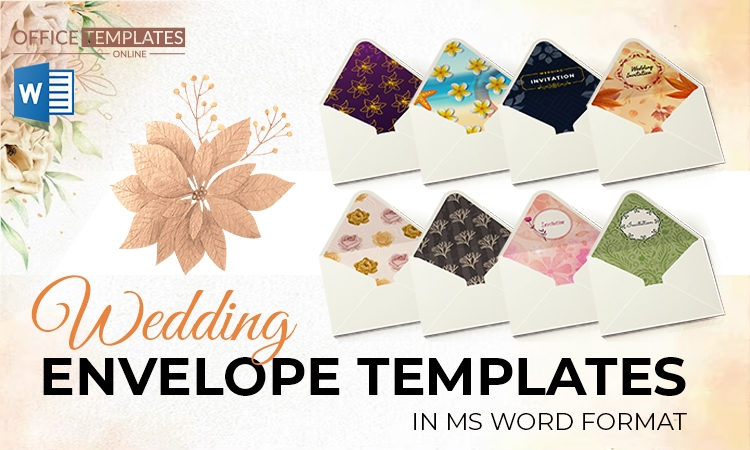 8 Free Wedding Envelope Templates In MS Word Format