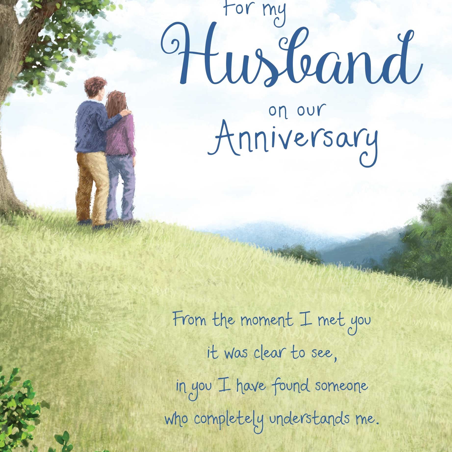 Anniversary Card Husband Free Printable Templates Printable