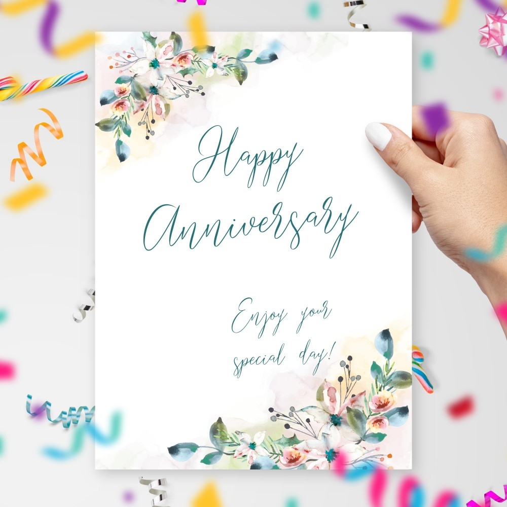 Anniversary Cards Customize U0026 Download Or Print