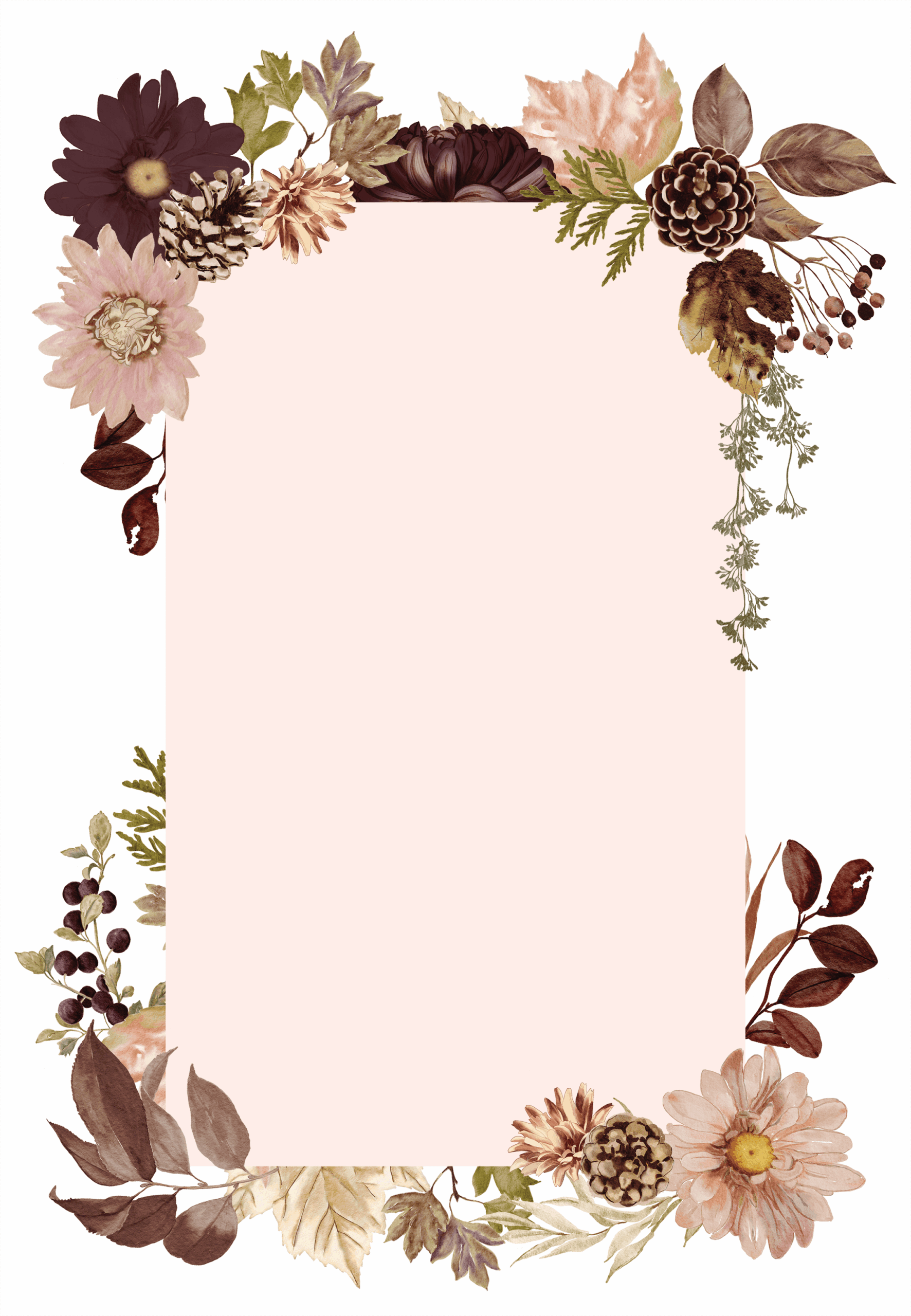 Autumn Celebration Wedding Invitation Template Greetings Island