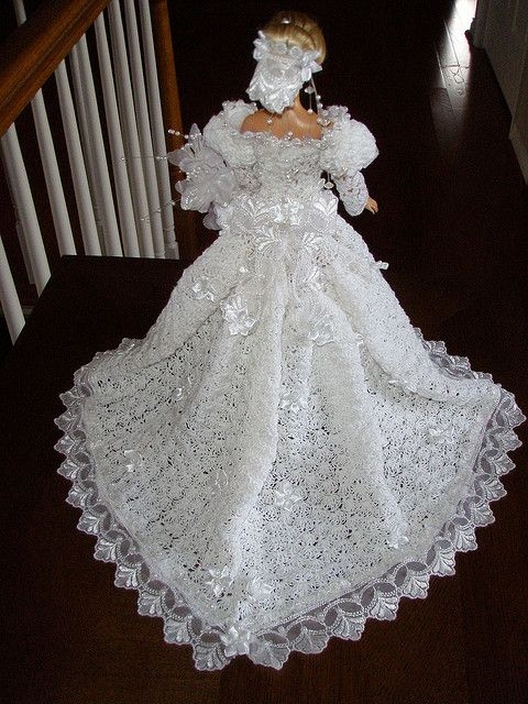 Barbie Wedding Dress Crochet Patterns Free Printable Free Templates 