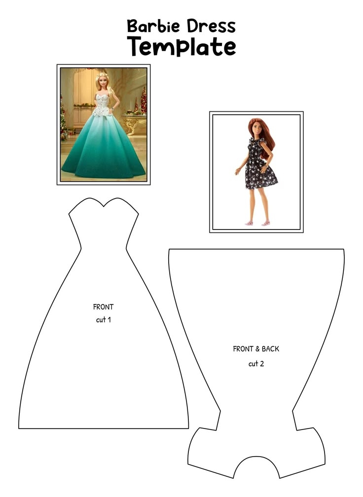 Barbie Wedding Dress Patterns Free Printable Free Printables Hub