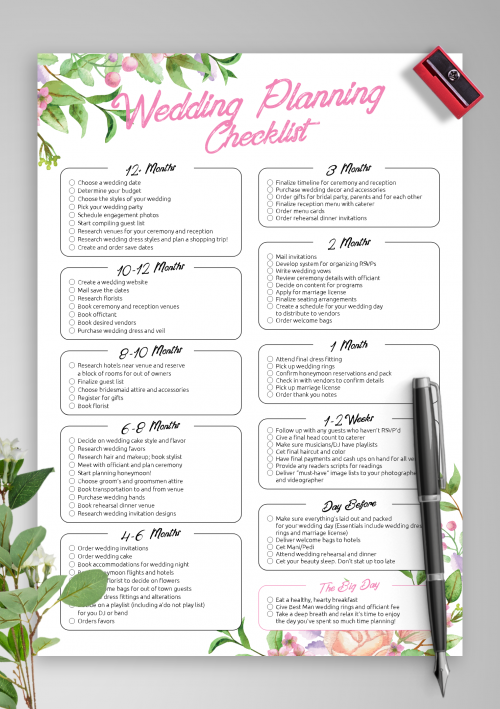 Best Wedding Planning Templates PDF For Organizing Your Big Day