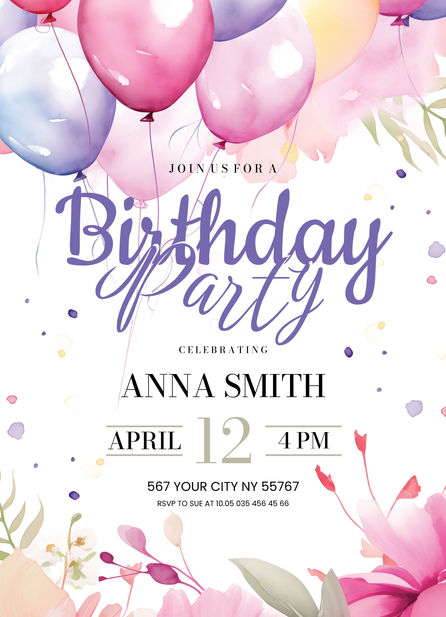 Birthday Invitation Free Google Docs Template Gdoc io