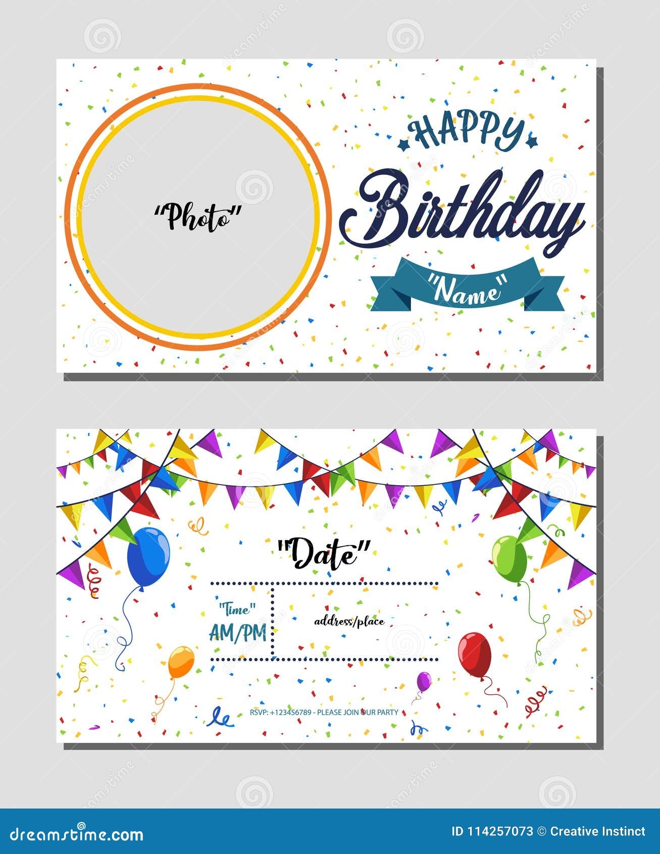 Birthday Invitation Hot Sale Card Sample
