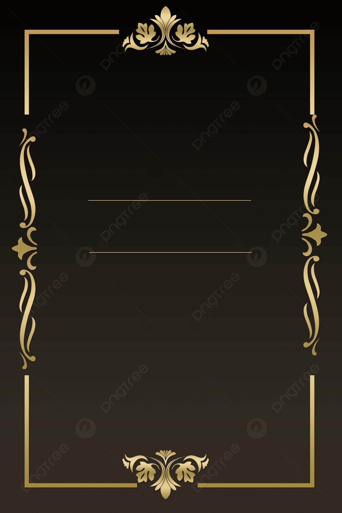 Black Gold Invitation Mobile Phone Poster Background Wallpaper Image For Free Download Pngtree