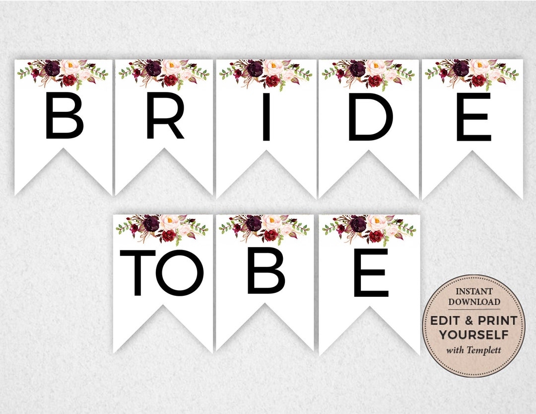 Bridal Shower Banner Free Printable Free Printables Hub