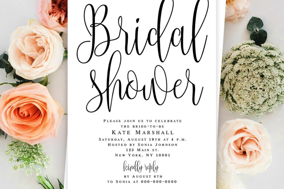 Bridal Shower Template Bridal Shower Invitation Instant Download Boho Bridal Shower Invitation Printable Garden Bridal Shower Invitation DIY