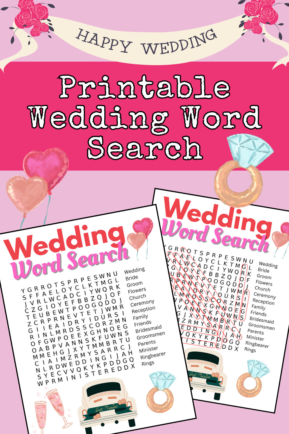 Celebrate With This Free Printable Wedding Word Search