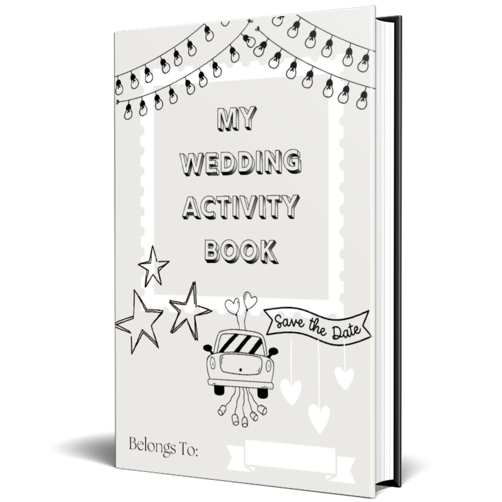 Childrens Wedding Activity Pack Printable PDF KISS THE BRIDE MAGAZINE