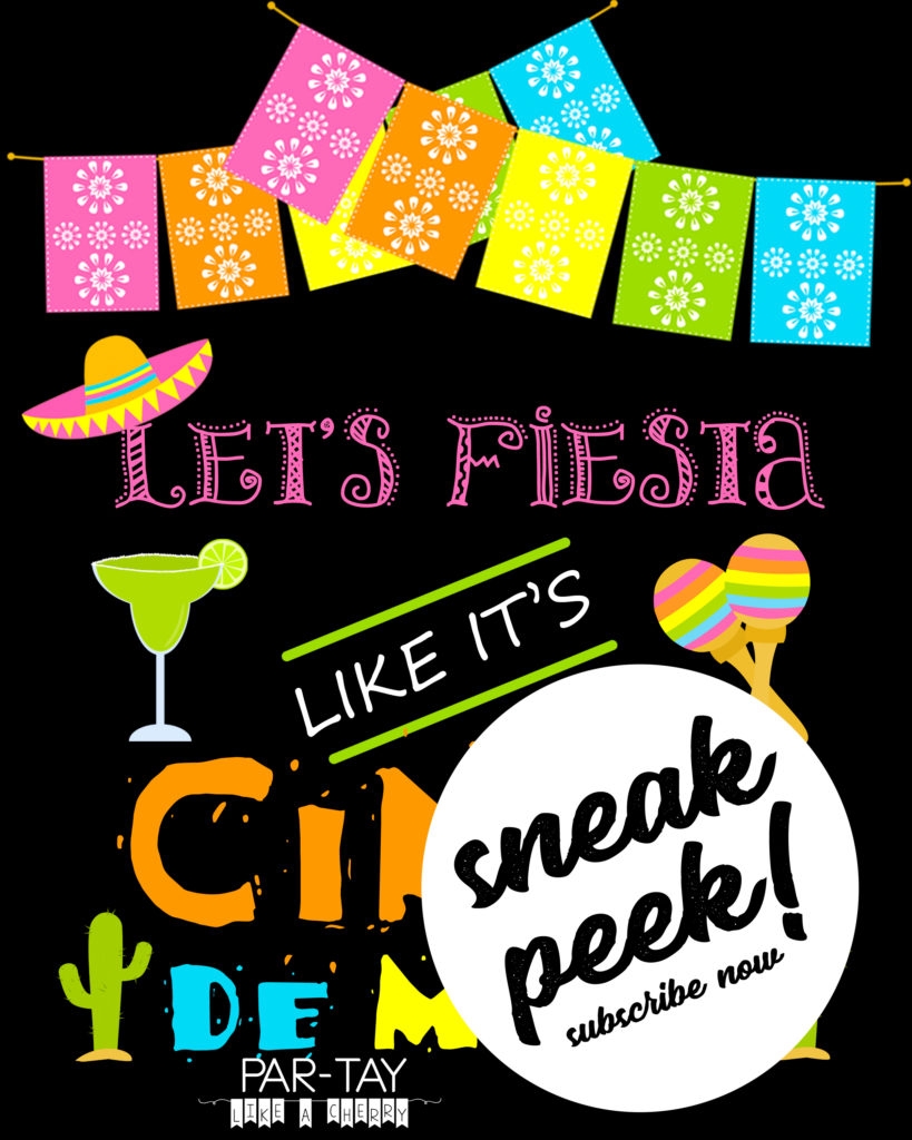 Cinco De Mayo Invitation Template Party Like A Cherry