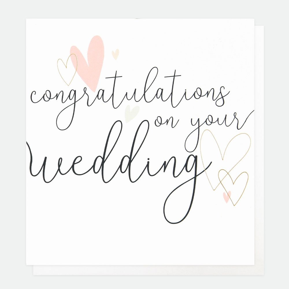 Congratulations On Your Wedding Card From The Dotty House
