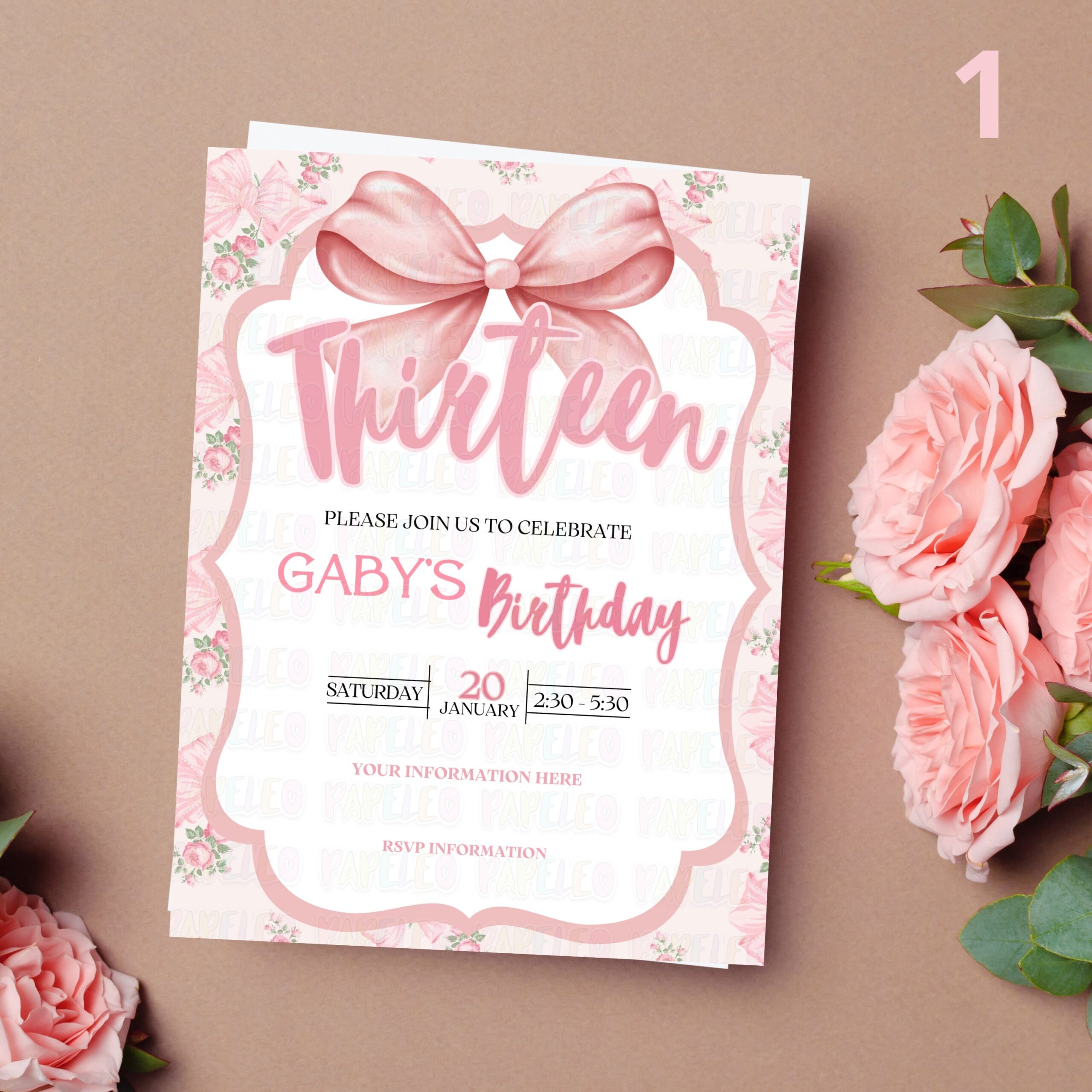 Coquette Invitation Coquette Pink Bow Pink Bow Invitation For 