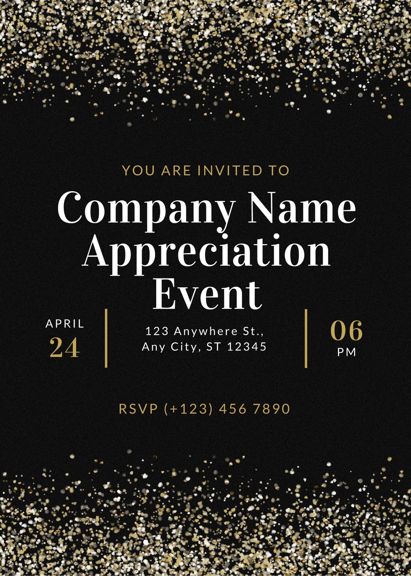 Corporate Event Invitation Templates Etsy