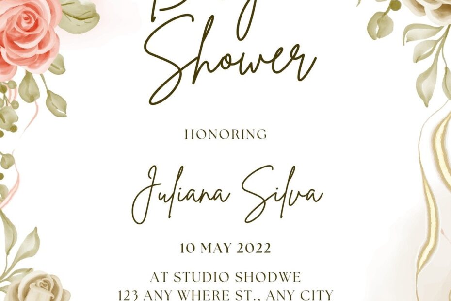 Create Your Own Baby Shower Top Invitations Free
