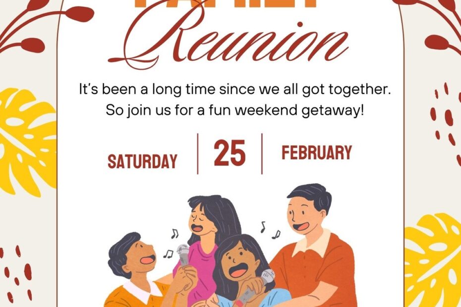 Customize 18 Family Reunion Invitations Templates Online Canva