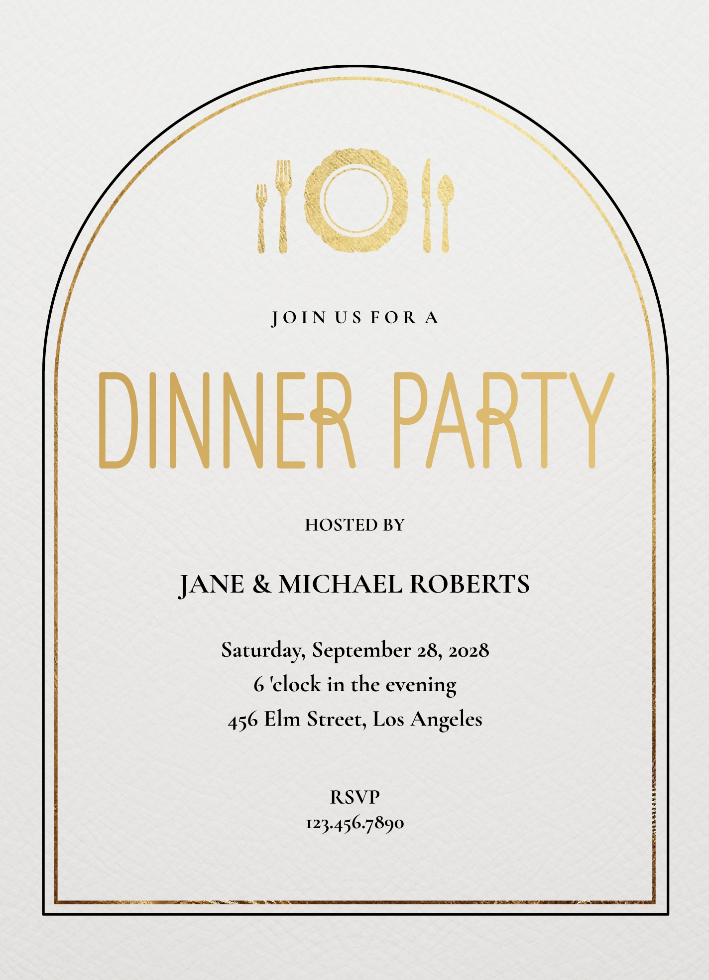 Dinner Invitation Free Google Docs Template Gdoc io