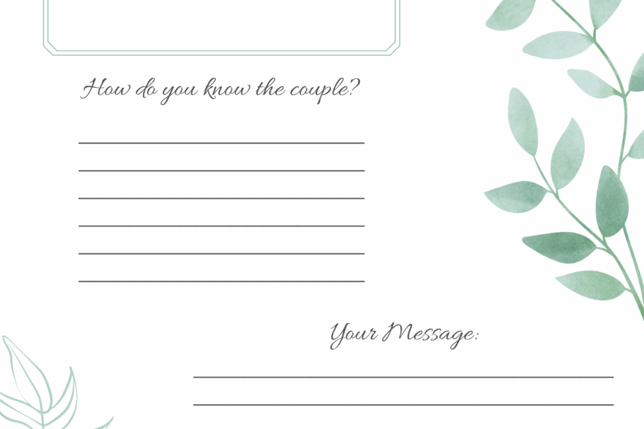 DIY Guest Book Templates Zola Expert Wedding Advice