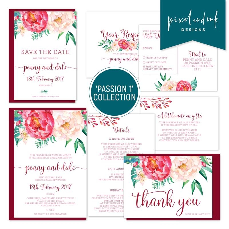 DIY Printed Invitations Pixel And Ink Designs
