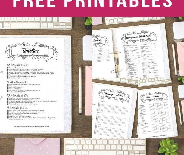 Diy Wedding Planning Binder Printables