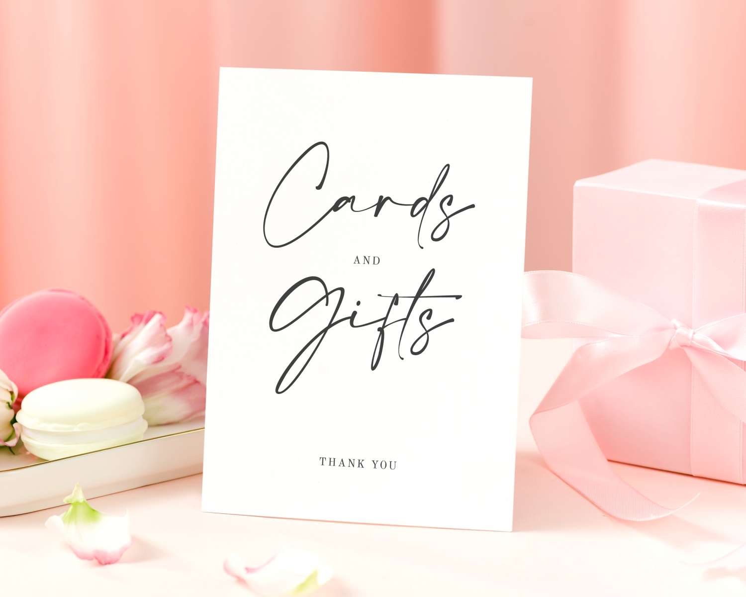 Download Printable Wedding Cards U0026 Gifts Sign PDF
