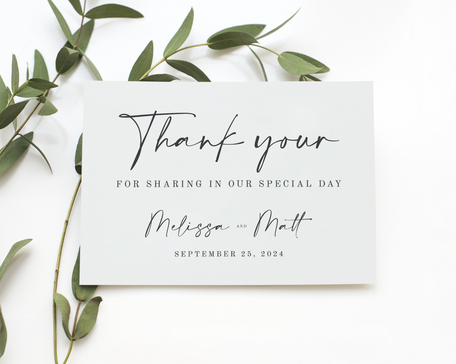 Download Printable Wedding Thank You Favor Tag PDF