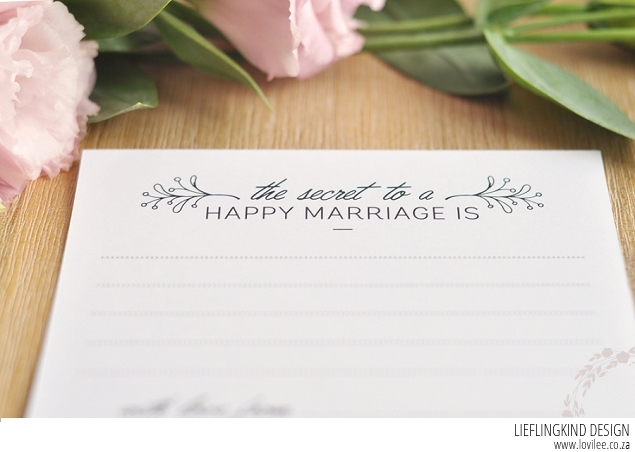 Download Your Free Wedding Advice Cards Printable Lovilee Blog
