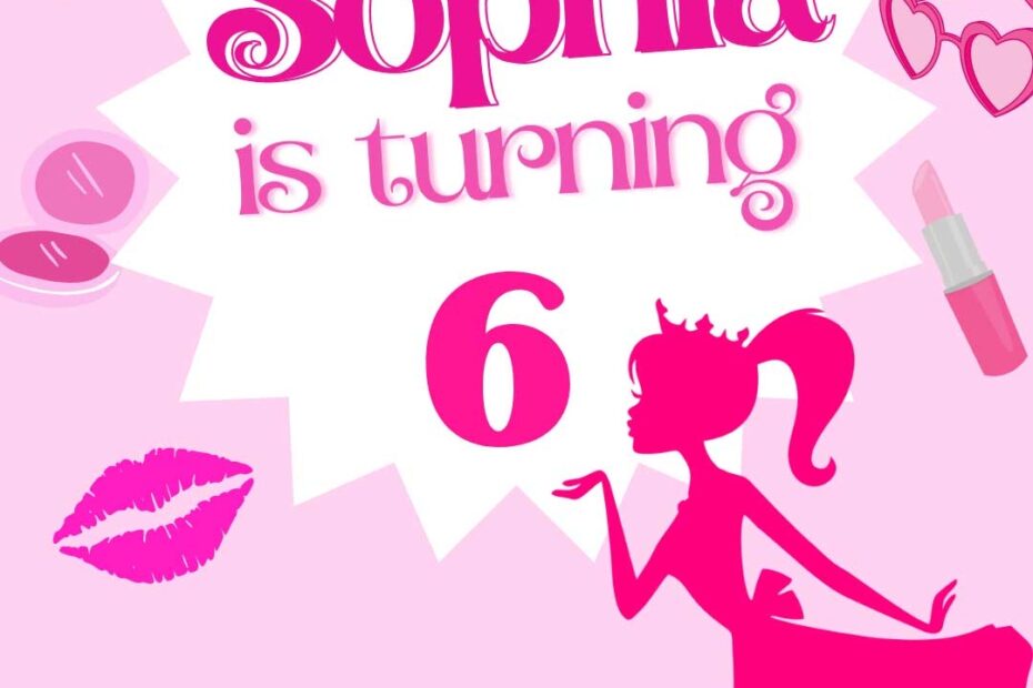 Editable Barbie Birthday Invite Template Lovely Invitation