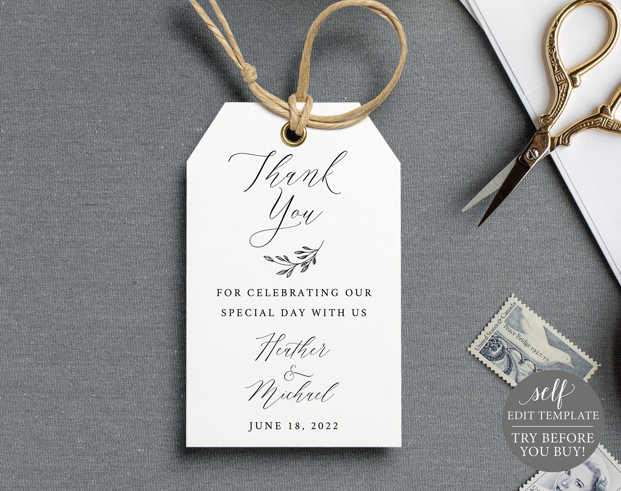 Editable Free Printable Wedding Favor Tags Template Printable Templates