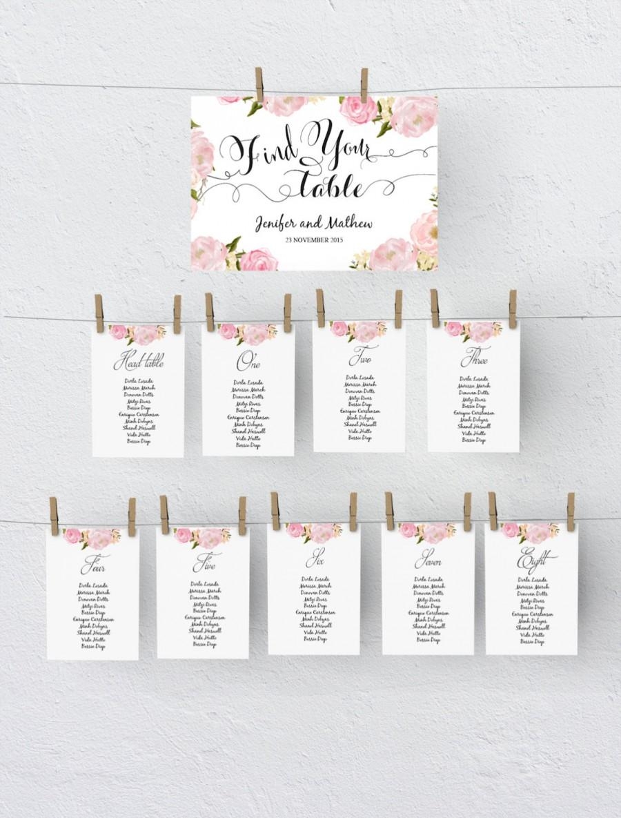 Editable Free Wedding Seating Chart Template Free Templates Printable