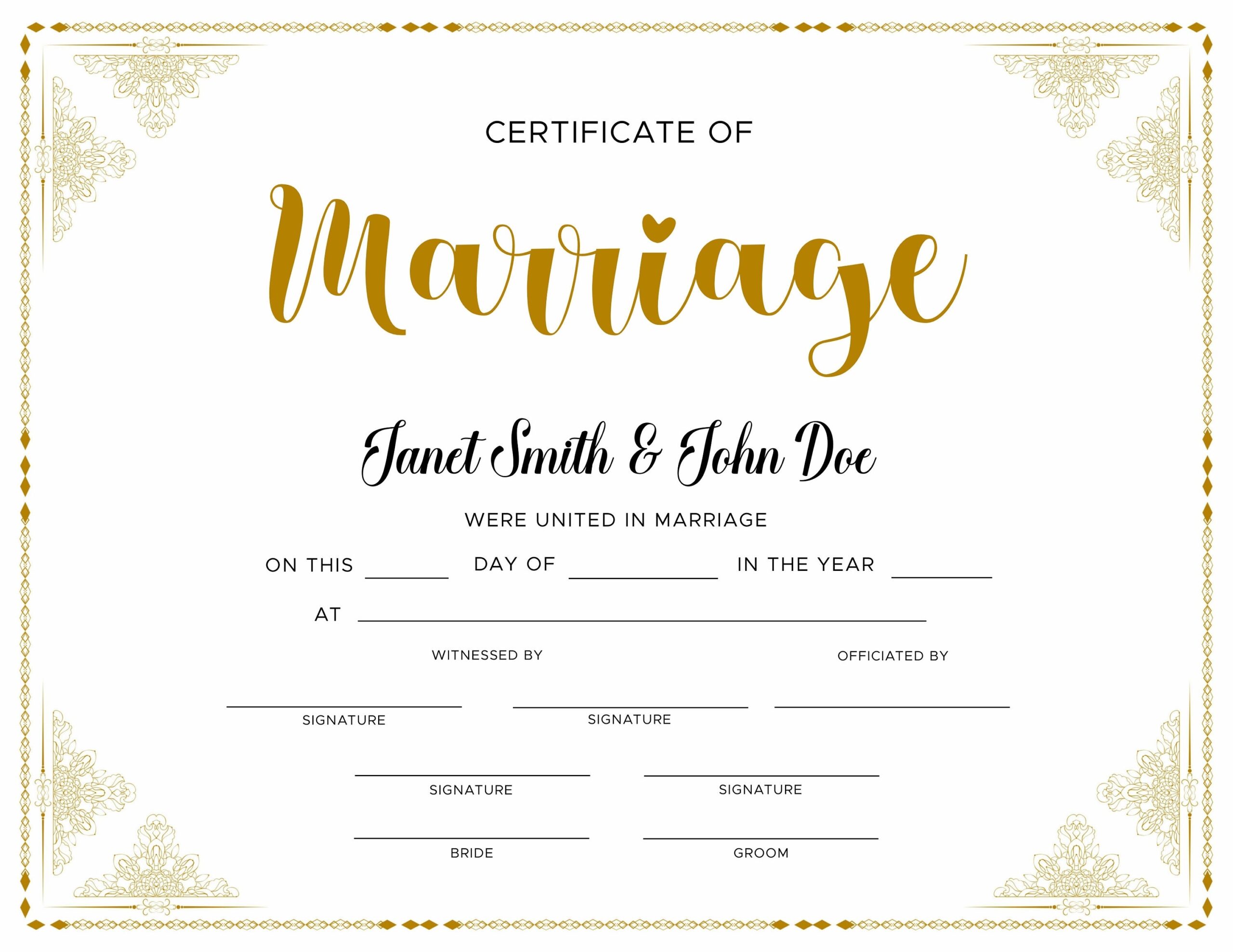Editable Marriage Certificate Editable Printable Wedding Etsy Sweden