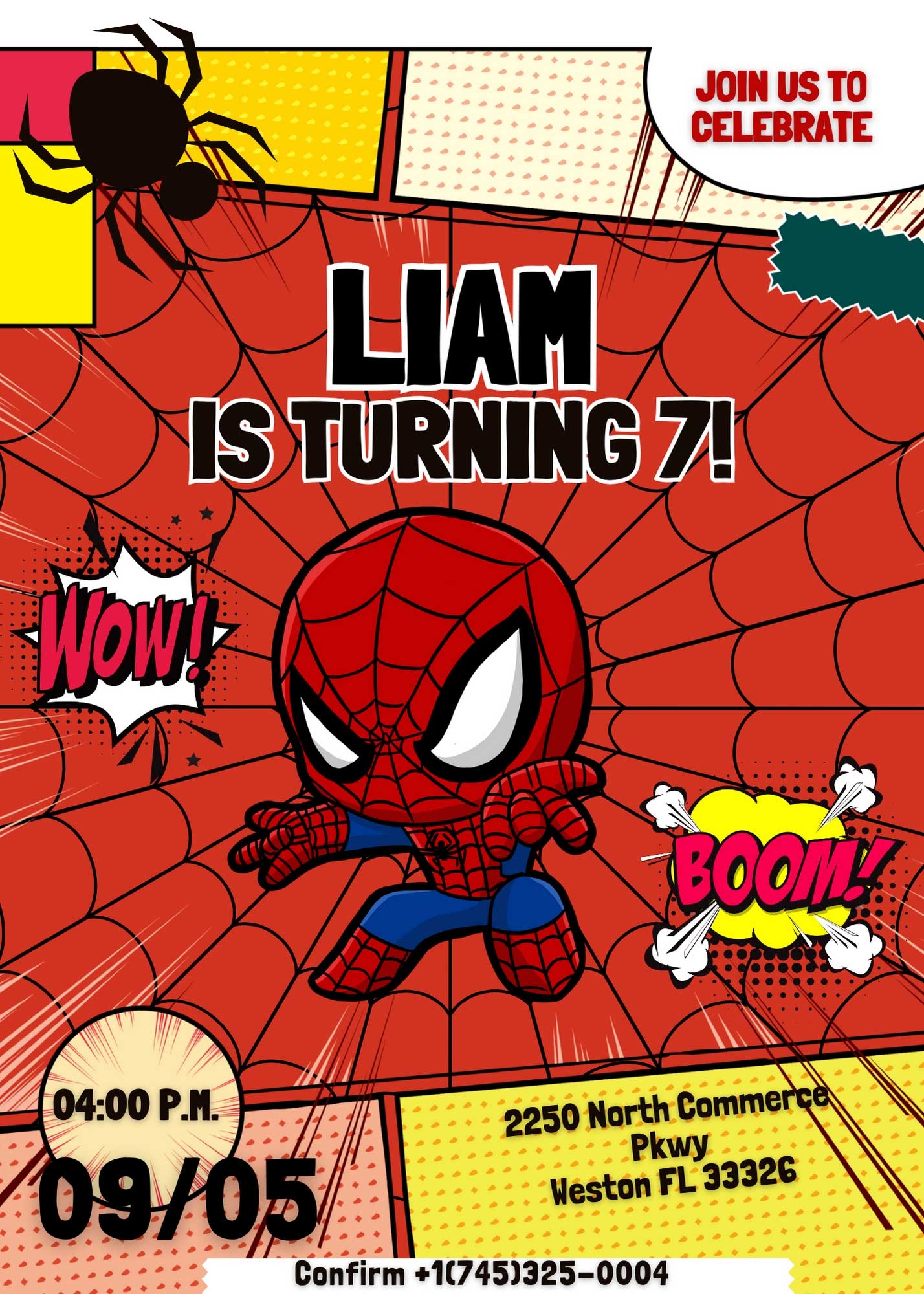 Editable Spiderman Birthday Invitation Template Terrific Invite