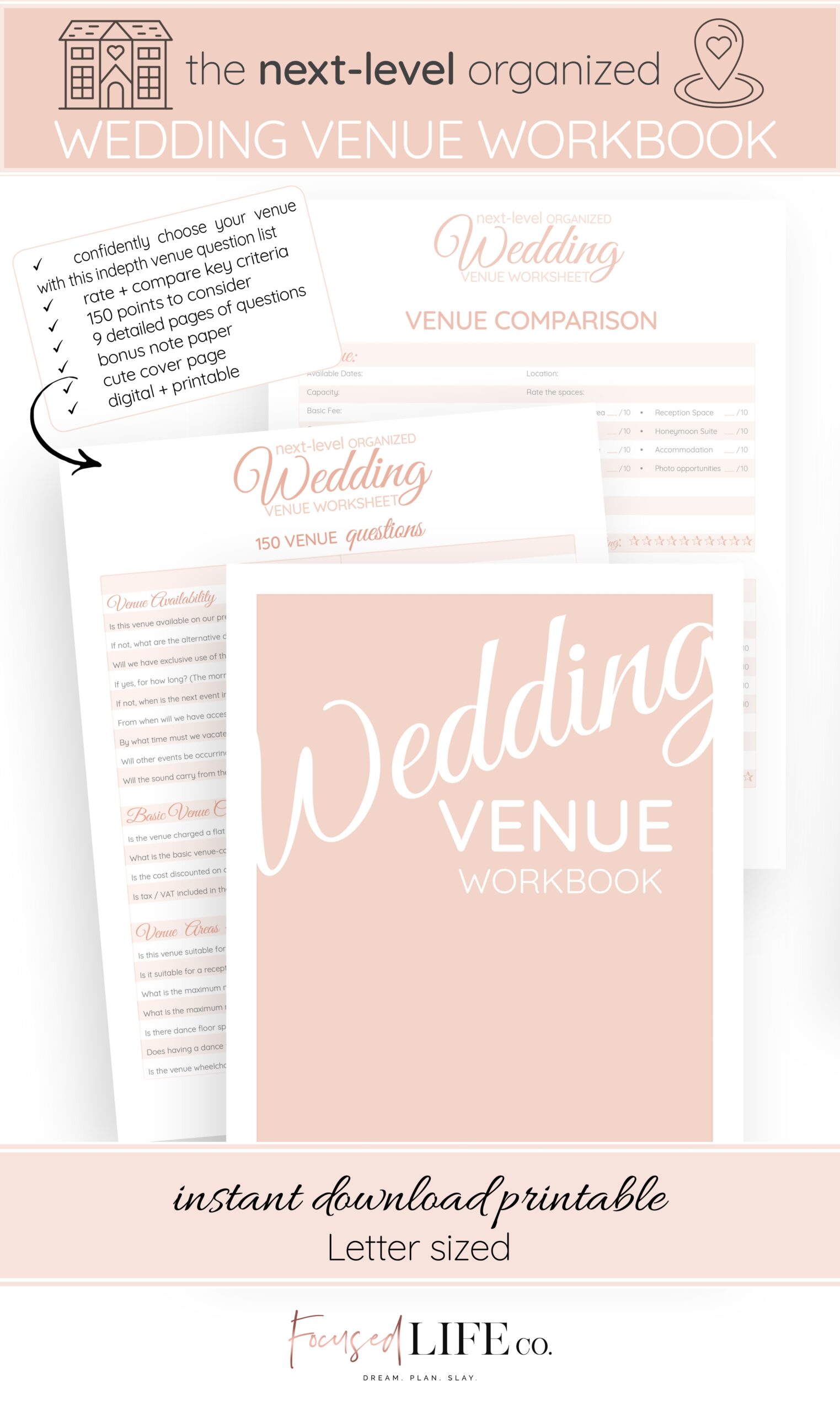 Epic 150 Question Wedding Venue Checklist Ultimate Detailed 